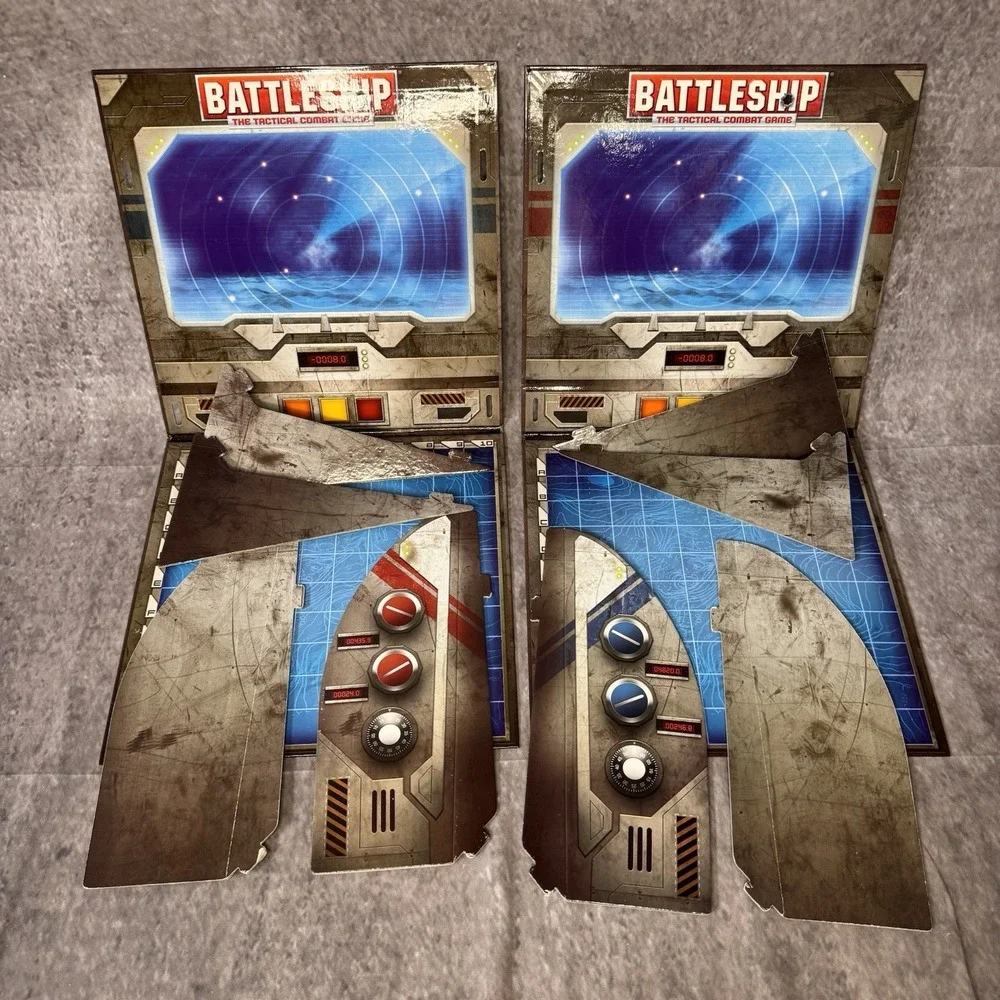 2010 Kids U Build Battleship Game by Hasbro The Tactical Combat Game READ